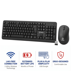 PERIOR Wireless Keyboard & Mouse Combo – Work Smarter. Click Better.